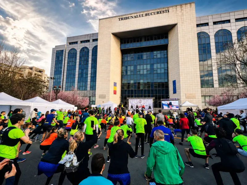 Zona de start la Legal Half Marathon